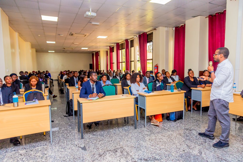 LegalPracticeRW's tweet photo. @LegalPracticeRw #DLP students attended a guest lecture on Anti-Money Laundering Law and Practice for Legal Practitioners: An International and African Perspective by @simbamaguchu and the lecture on ‘Transnational organized crime &amp; conflict’ by Maarten Bolhuis @VUamsterdam https://t.co/8jqedyXGH4