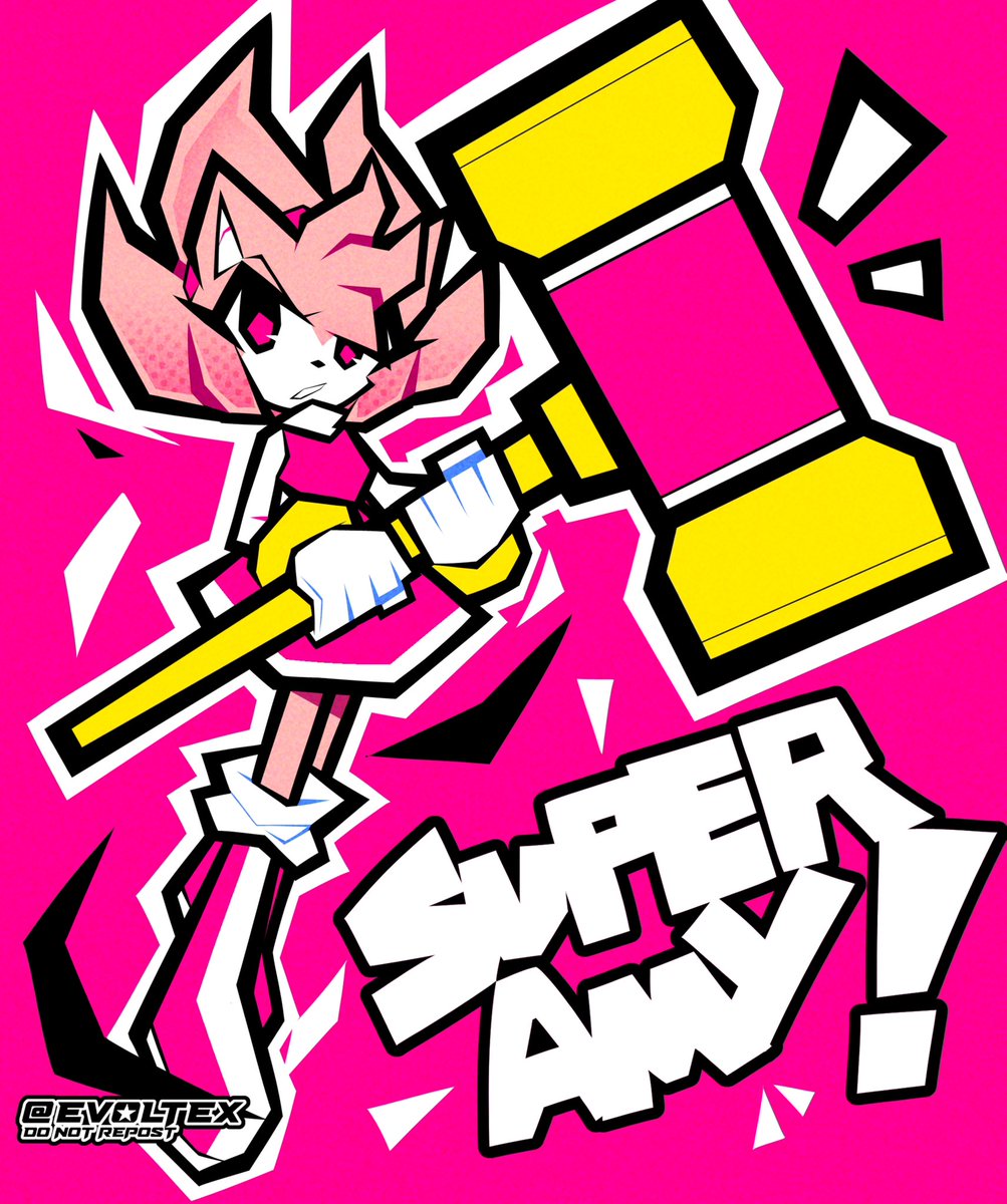 [STH] SUPER AMY 🥺🥺✨ I imagine her to be rose gold!
.
#sonic #superamy #fanart