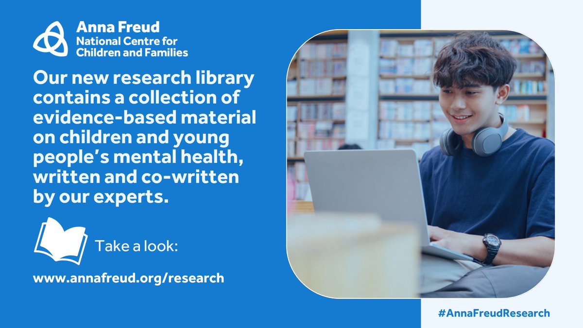 Take a look at the Anna Freud Centre’s online research library, with work in areas such as anxiety, social care, trauma and wellbeing. Find out more: crowd.in/HhHTT0
