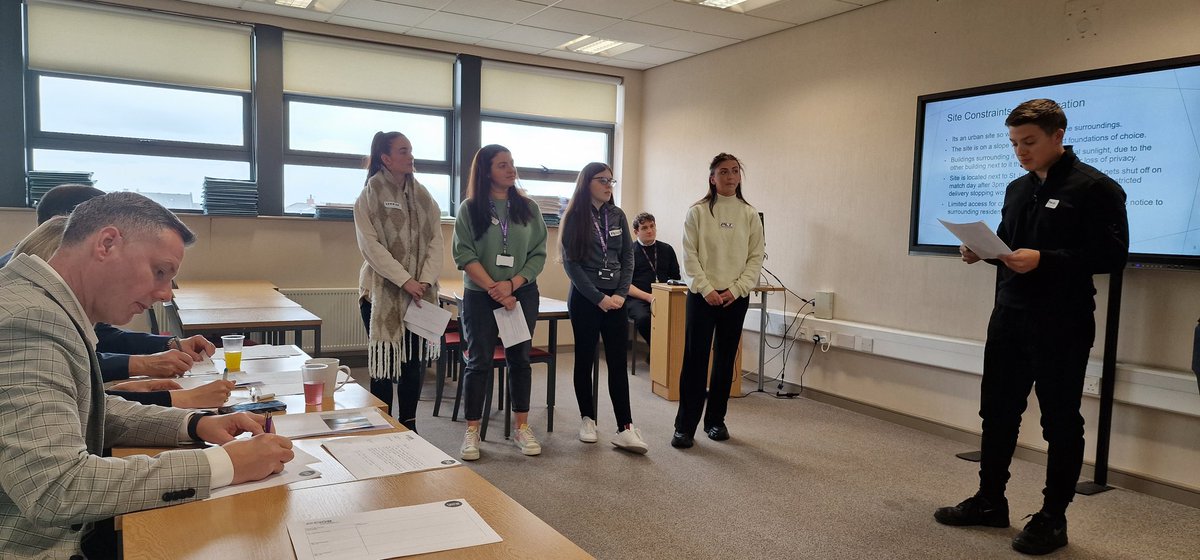 hartlepoolfe's tweet photo. Well we are not too far away from the result of the annual @theCIOB North East Student Challenge 2023 here at Hartlepool College ~ Judging is almost complete, thepresentations have been great, well done to all the students of #HCFE @gatesheadcoll & #REGen who have taken part. https://t.co/boihgbINv7