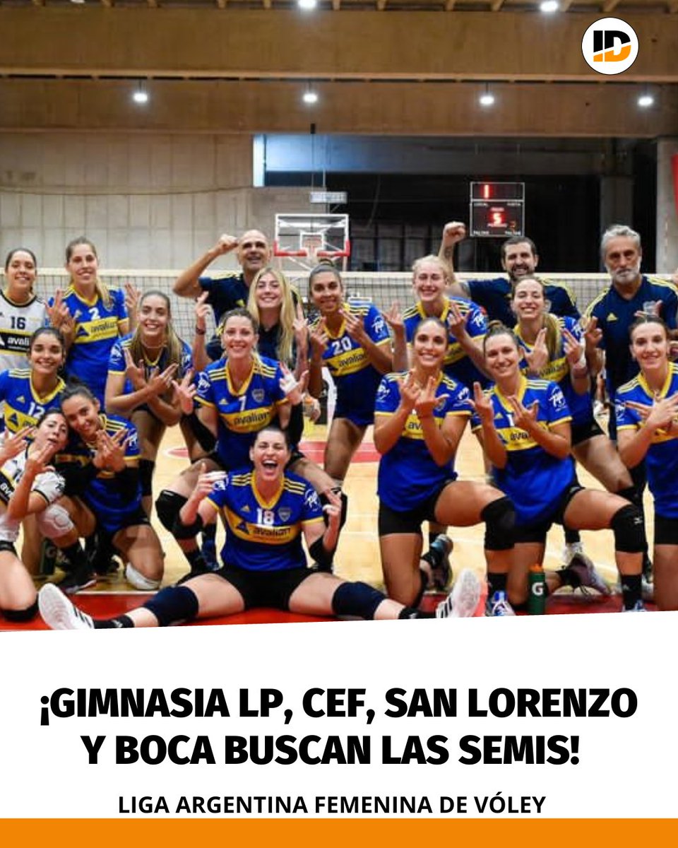 InstintoDepor's tweet photo. Gimnasia LP, CEF 5, San Lorenzo y Boca se impusieron como visitantes en  el juego 1 y desde este miércoles intentarán cerrar sus series para avanzar a las semifinales de la Liga Argentina femenina de vóley. https://t.co/EaBafnSHK6