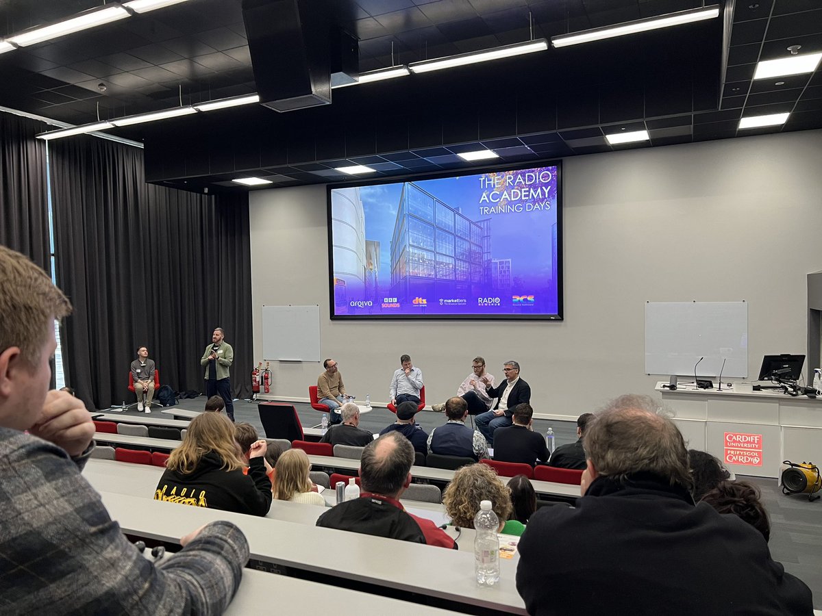 Great to be in Cardiff to hear the speakers in <a href="/radioacademy/">Audio Academy</a>’s training days.