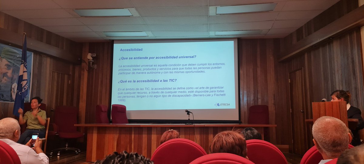 LazJimenezR's tweet image. AHORA‼️ intercambio en @ETECSA_Cuba con miembros de la #ANCI, #ACLIFIM y #ANSOC, sobre Accesibilidad en las TICs para personas en situación de discapacidad. 
👉Diseño accesible
👉Disponibilidad 
👉Asequibilidad
Identificamos areas de mejora y proyectos de trabajo conjunto🤝