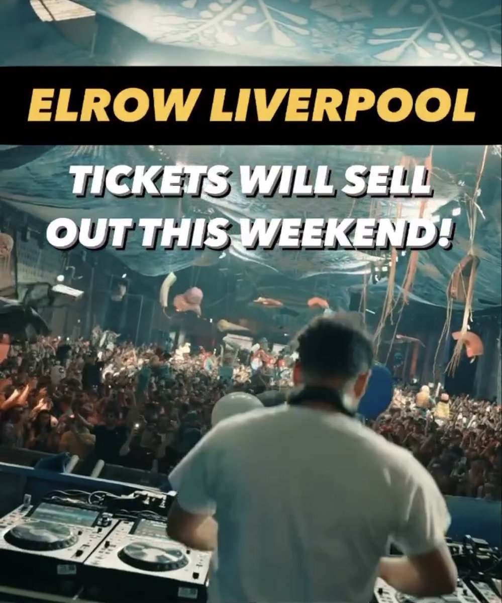 shanc11x's tweet photo. ELROW LIVERPOOL 27th May 🎟
🚨 FINAL TICKETS AVAILABLE 🚨

DM ME FOR TICKET LINK 🕺🏻

#liverpooltickets #blackstonestreet #elrow #elrowliverpool https://t.co/uPOGrLhHfy