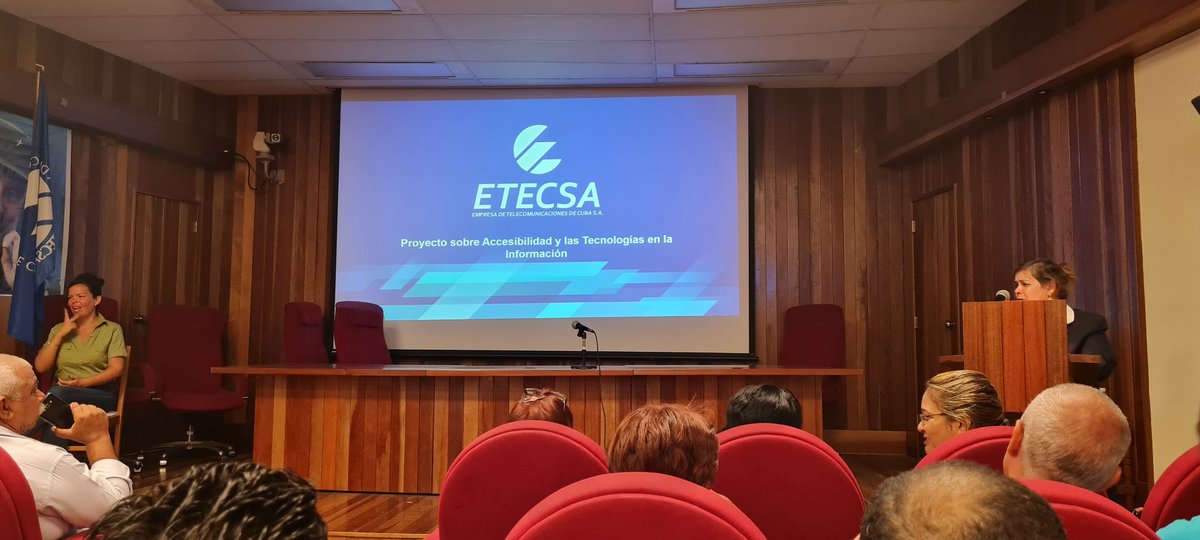 LazJimenezR's tweet image. AHORA‼️ intercambio en @ETECSA_Cuba con miembros de la #ANCI, #ACLIFIM y #ANSOC, sobre Accesibilidad en las TICs para personas en situación de discapacidad. 
👉Diseño accesible
👉Disponibilidad 
👉Asequibilidad
Identificamos areas de mejora y proyectos de trabajo conjunto🤝