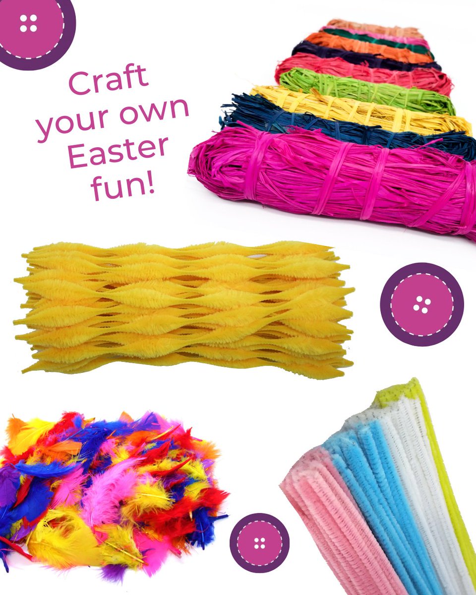 Hop into the Easter spirit with our fun Easter wreath #craft idea! Create a beautiful &amp; unique #homedecoration using supplies from our shop: artandcraftfactory.co.uk
Perfect for all ages and skill levels🐰🌷🎨
#EasterCrafts #ArtAndCraftFactory