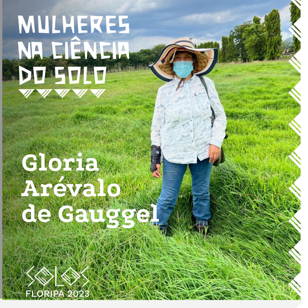 cbcs2021's tweet photo. Mulheres na Ciência do Solo!

Gloria é presidente da Sociedade Hondurenha de Ciência do Solo, Dra. e fundadora da ASOHCSUELO. 

Professora universitária na área de Solos e consultora da USAID, do governo e de outras instituições relacionadas ao manejo de solo em vários países. https://t.co/XTi7twf7OB