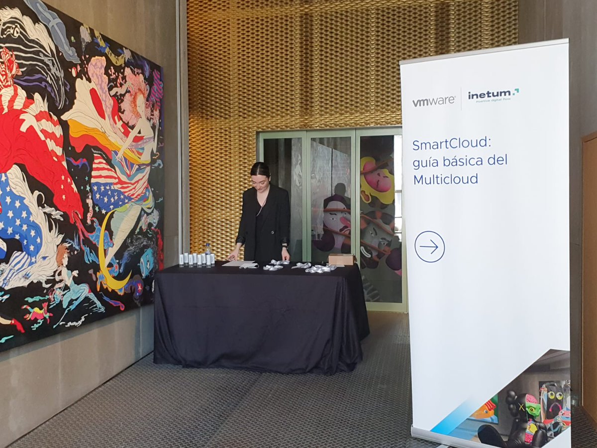inetum_es's tweet image. Jornada &quot;SmartCloud: guía básica del multicloud&quot;.

@vmware_es @inetum_es 

#multicloud #smartcloud
#Inetum #Positivedigitalflow