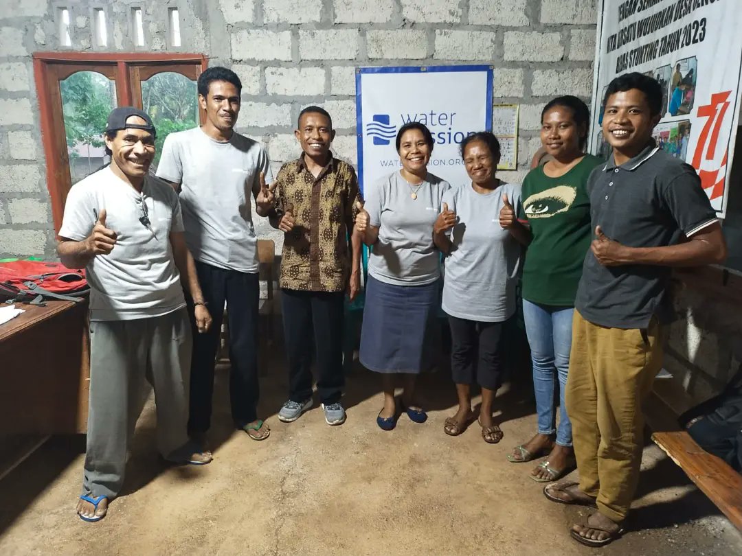 way_mitra's tweet photo. Problems are not to be avoided but to be resolved so that safe water program can be achieved properly #waterbuilds#hope @wmitimor @water_mission https://t.co/OxzktzShrO