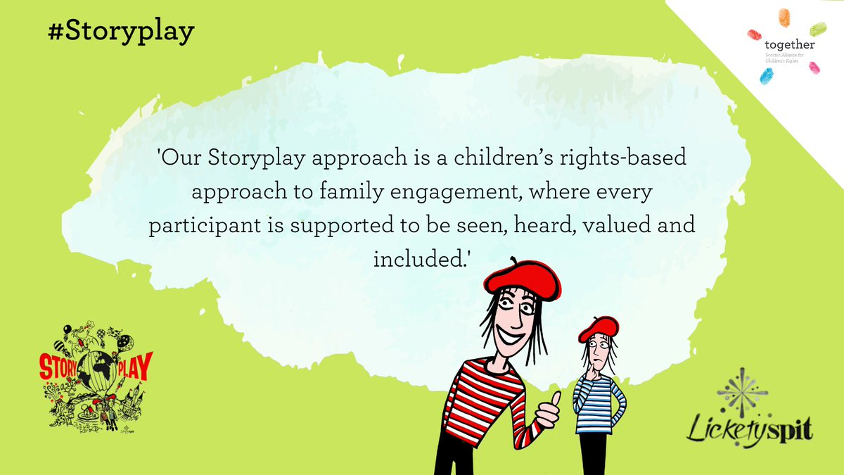 together_sacr's tweet photo. 🔦This week we announced our latest Membership Spotlight with @LicketyTweet

🤔How do you support children and families to learn about their rights?

They do this through their #Storyplay which is a children's rights-based approach #UNCRCScotland

Article: https://t.co/60E0tMI5II https://t.co/xInpZI3S5P