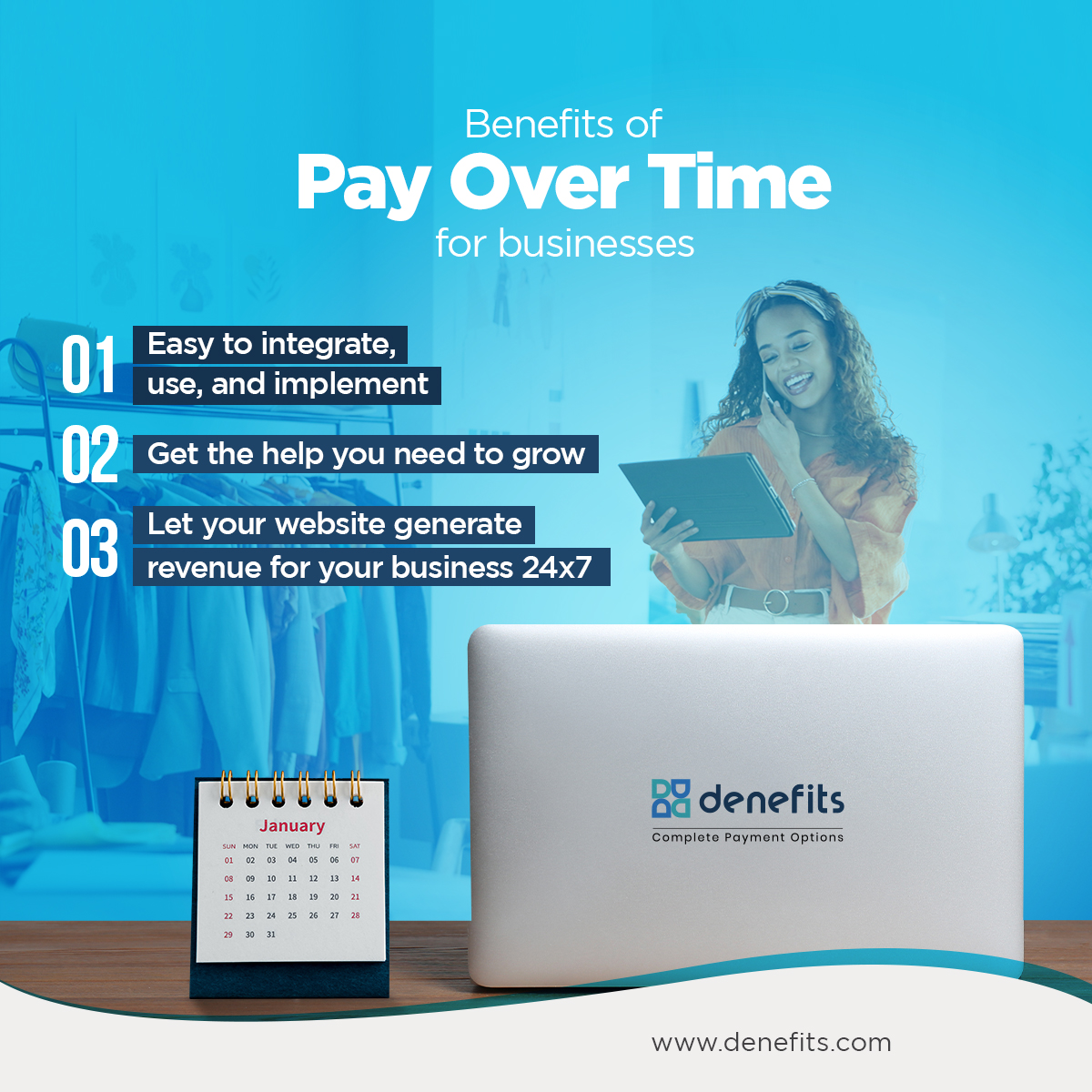 denefits's tweet image. Unlock your business potential with pay over time - seamless integration, expert support, and continuous revenue generation, all in one place!

#Denefits #completepaymentoptions #businessrevenue #increasebusinessrevenue #business #integration