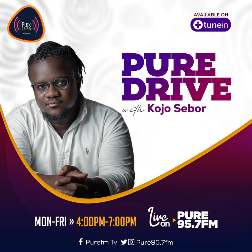 kooSebor's tweet photo. Today we’ll be on from 3-6pm show some love #PureDrive https://t.co/mgwTzPjHh4
