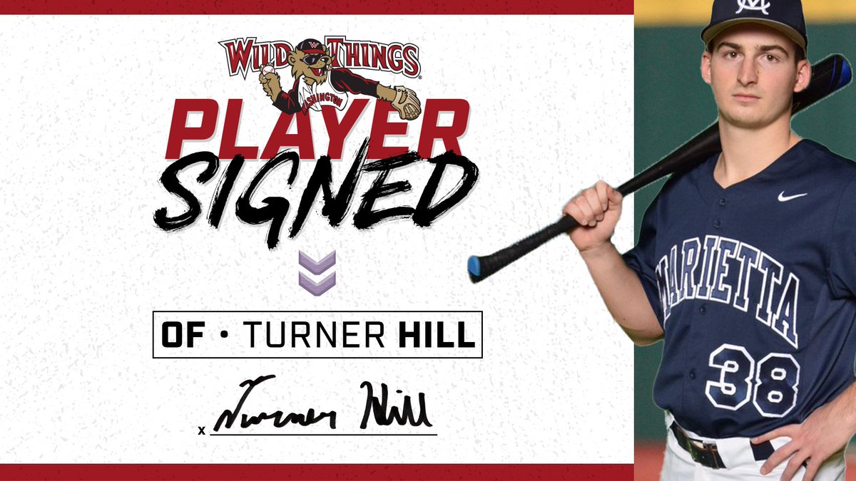 WashWildThings's tweet image. We've signed former @EttaExpress_MC standout and the 2022 @mlbdraftleague Batting Champion Turner Hill.

@TurnerHill6 was a champ in the Draft League with @WVBlackBears last summer. He posted a .391 BA and .463 OBP with WV.

📖: bit.ly/TurnerHillWT
#WeMakeForeverFans