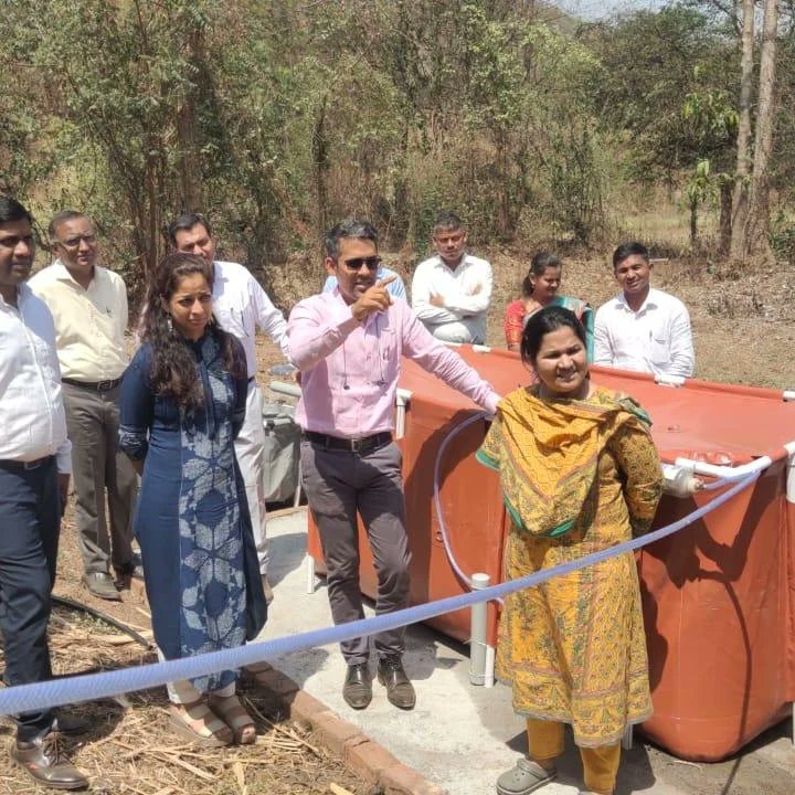 AgrivijayT's tweet photo. @AgrivijayT takes immense pride to share that we recieved a pilot work opportunity with MGNREGA, #GramPanchayat, Dadra & Nagar Haveli installing #BiogasDigester which was witnessed by the visit of Miss Bhanuprabha (Collector) with her Team.
#GreenEnergy #SustainableDevelopment https://t.co/j7LYIWL112