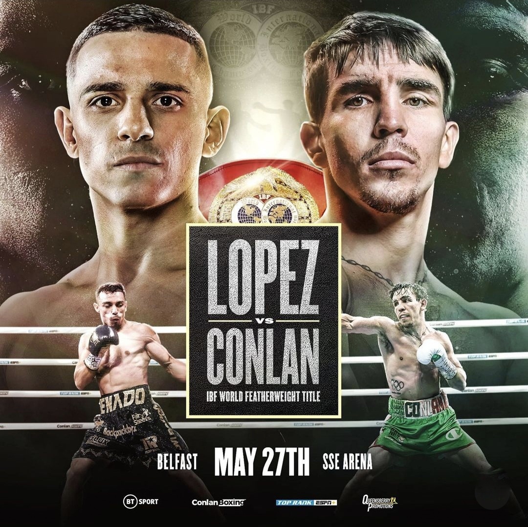 TenchuSports's tweet image. 🎟 PRE-SALE TICKETS LIVE 🎟 

📆 Sat 27th May 2023
🏟 SSE Arena Belfast 
📷 © @ChrisScottPics • @CSXSports 
🤝🏻 @BoxincBelfast

🎟 ticketmaster.ie/lopez-v-conlan…
 
#MichaelConlan #ConlanBoxing #ConlanLopez #CSXSports #Belfast #Boxing #AntoCacace #SSEArenaBelfast #ChrisScottMedia