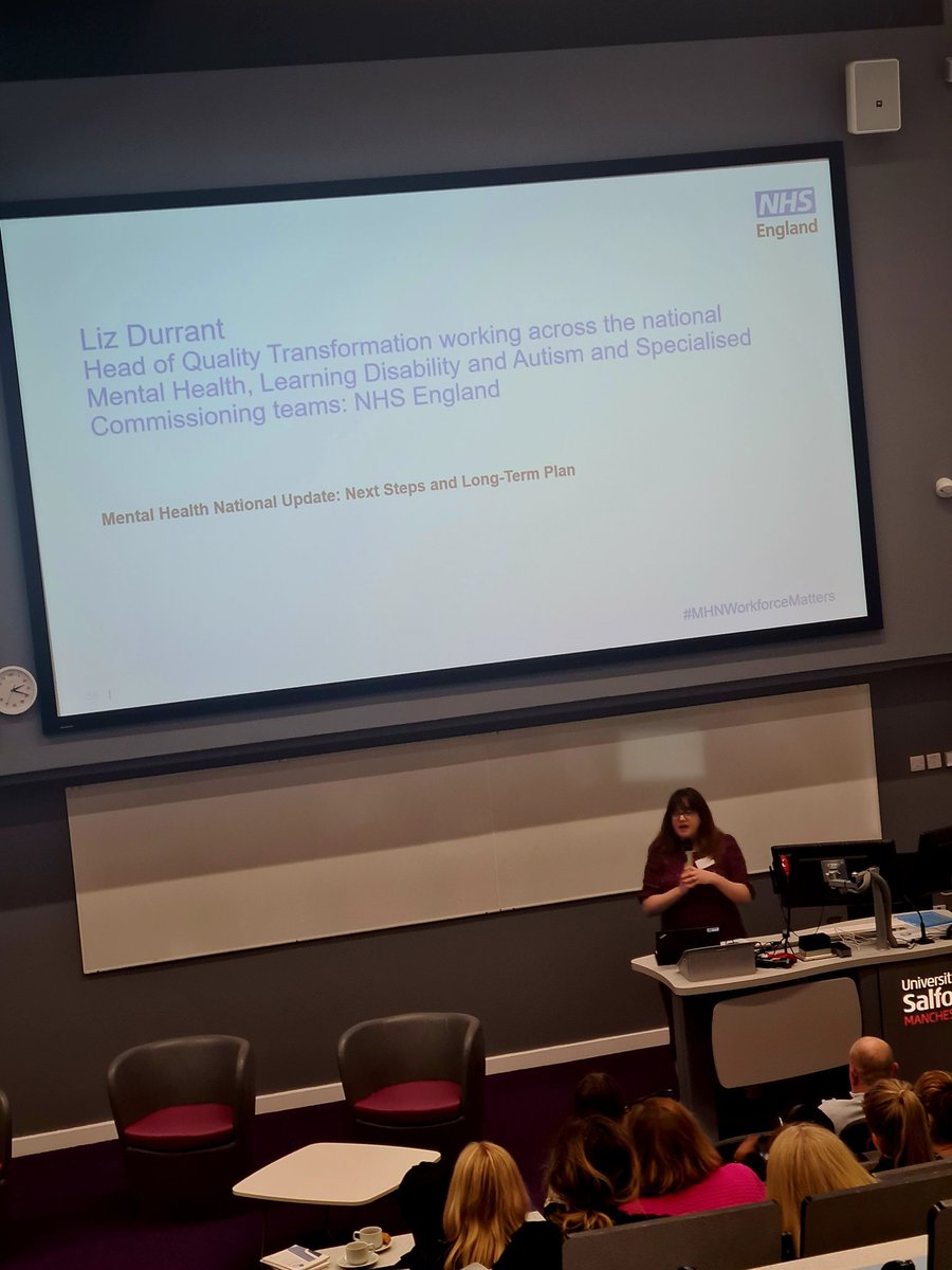 RachaelMackley's tweet photo. "Could we come together, and reset how we provide inpatient mental health care?"
"HOW can we use our resources more effectively?"
"How can we use the workforce we already have, more effectively?"
@LizDurrant19
#MHNworkforcematters
@WeMHNurses @WeStudentNurse https://t.co/2SqQRBjpPU