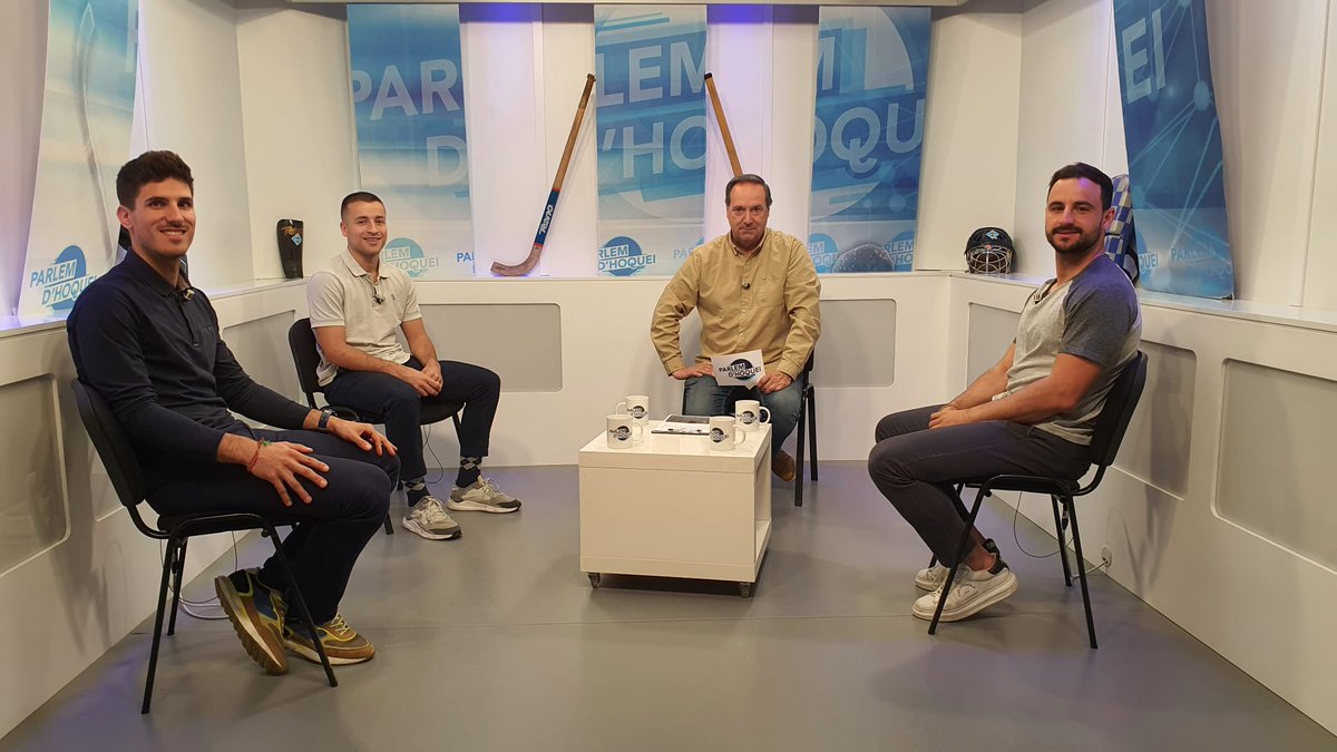 Avui, al "Parlem d'hoquei" televisiu de <a href="/rtvvilafranca/">RTV Vilafranca</a>  convidem tres membres de la plantilla del <a href="/CPVilafranca/">Club Patí Vilafranca</a> en el millor moment de la temporada. 7 punts de 9 possibles. Ho han donat tot i acabaran la amb la cara ben alta <a href="/joanvazquez/">Joan Vazquez</a> <a href="/GabriVillares8/">Gabriel Villares Grela</a> <a href="/M26Palau/">Marc Palau Mir</a>