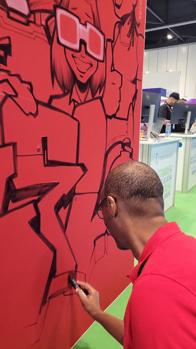 The iconic live art is being drawn on the stand (SL31) by our artist <a href="/artjaz05/">Julian ArtJaz</a>!
Come check it out! <a href="/Bett_show/">Bett Global</a>