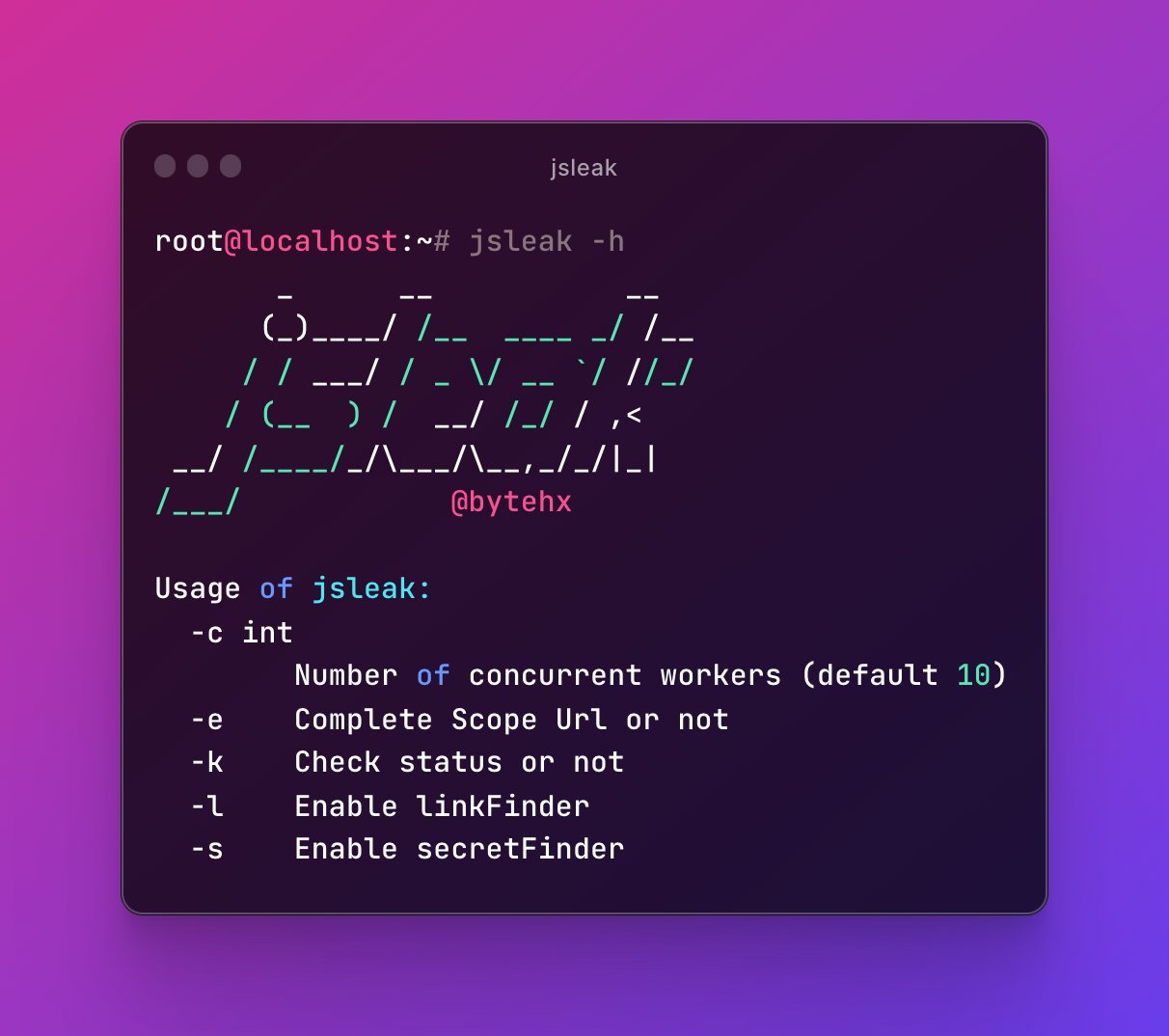 Bytehx On Twitter I Just Released A Tool Called jsleak Which Is bytehx-on-twitter-i-just-released-a-tool-called-jsleak-which-is