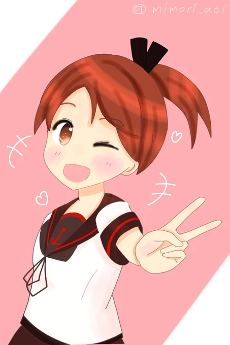 敷波ちゃん#艦これ版深夜の真剣お絵描き60分一本勝負#艦これ版真剣お絵描き60分一本勝負_20230329 