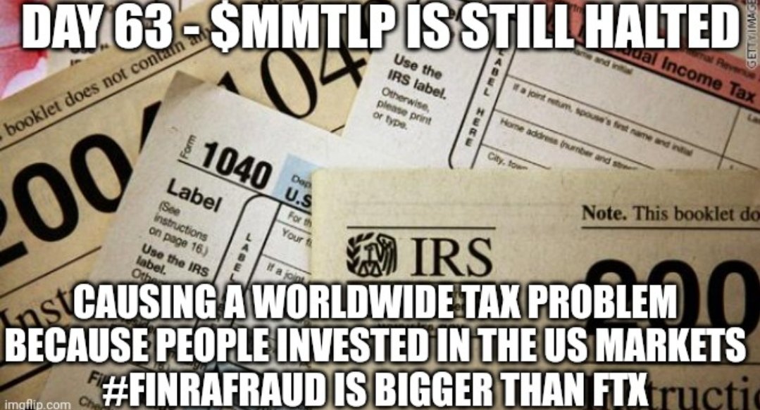 ggkoul's tweet image. $MMTLP #FinraFraud is #BiggerThanFTX #SVBCollapse
Proves the existence of unregulated counterfeit shares exist into a private company. Which is illegal. The halting of $MMTLP stopped the settlement to close out short positions. Reopen trading and all for the @SECGov approved S1