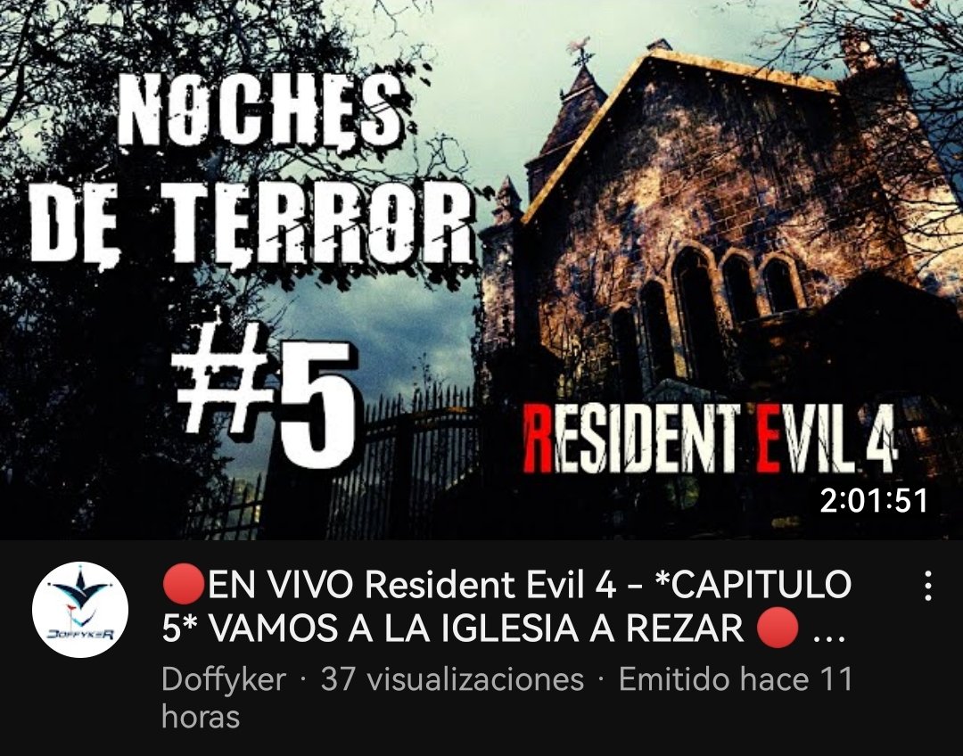 doffyker's tweet photo. Capítulo 5!!! Nos enfrentamos segundo boss del juego EL GIGANTE👾

https://t.co/d1B6Uv0Vei

#YouTube #gamer #RE4 #ResidentEvil4Remake #RE4remake https://t.co/NAmkO9XTvv