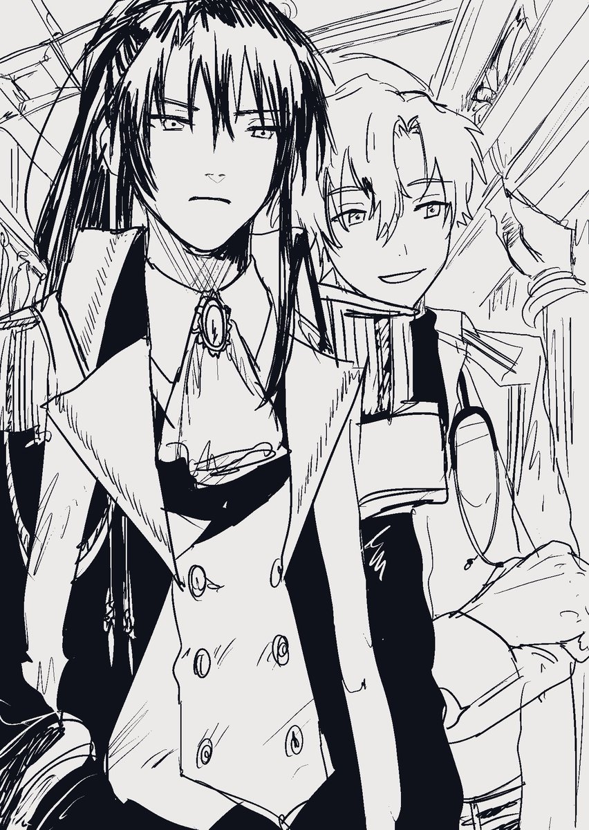 > 良かったらオズとフィガロの二人を描いてほしいです #odaibako_gyanvarenai https://t.co/L1CPrx6gEG 