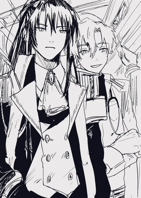 > 良かったらオズとフィガロの二人を描いてほしいです #odaibako_gyanvarenai https://t.co/L1CPrx6gEG 