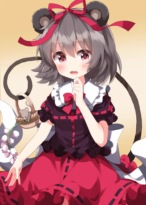 #深夜の真剣お絵描き60分一本勝負 ナズーリン 