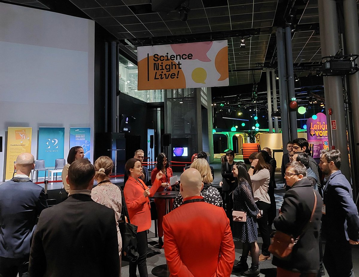 SciNightLIVE's tweet photo. Our #ScienceNightLive event is about to start!🌍
Get ready for an evening of scientific discovery & good vibes. Don't miss this opportunity to connect with the international community and network with like-minded individuals!
Get your ticket: https://t.co/WFTVrBaYAB https://t.co/7WiG3cALpy