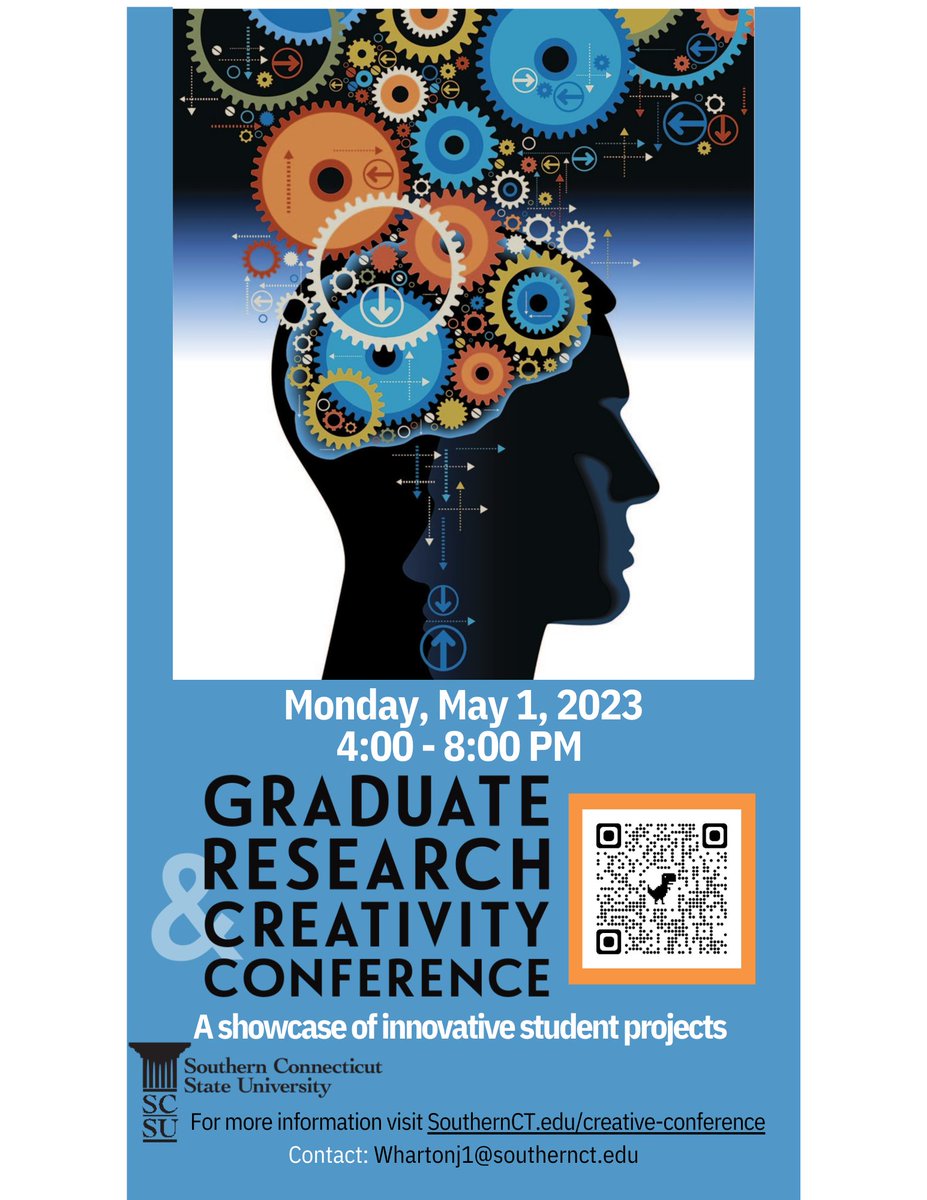 View graduate student research, posters, papers, presentations and more at our 
<a href="/SouthernGPS/">SCSU Graduate & Professional Studies</a>
 Graduate Research and Creativity Conference! 
📅 Mon. May 1
🕑 4:00-8:00 p.m.
📍 ASC Ballroom