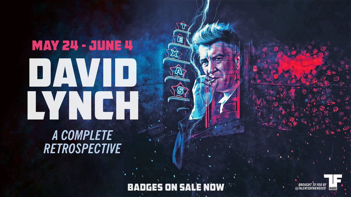 TexasTheatre's tweet photo. Join us MAY 24- JUNE 4 for a complete retrospective of DAVID LYNCH’s work! 12 day series pass on sale now, individual screenings to be posted soon! #DavidLynch
https://t.co/SrPmj4LlEZ https://t.co/AOSZuPPvzU