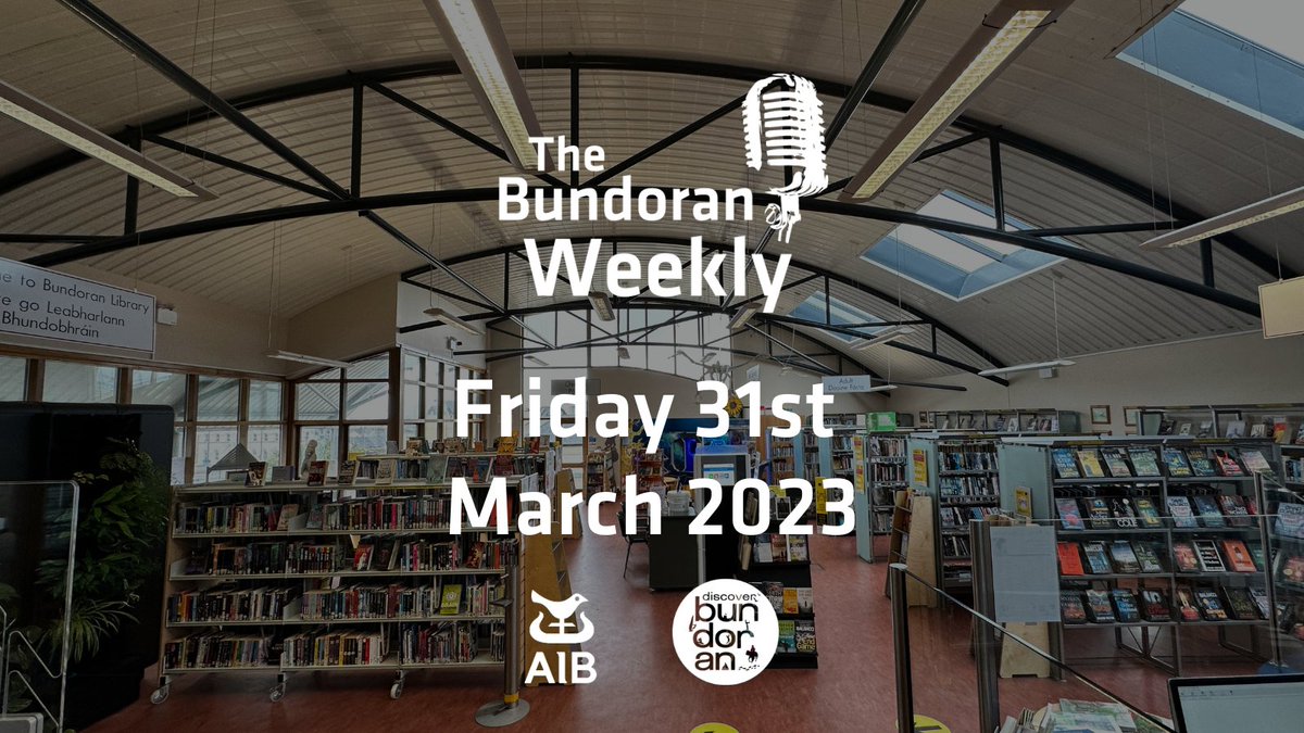 Bundoran Weekly (@bundoranweekly) on Twitter photo This week's podcast is live tomorrow from 10am & <a href="/MrShaneSmyth/">Shane Smyth</a> talks to Collie Drummond of <a href="/DonegalLibrary/">Donegal County Library</a> about all the facilities available in Bundoran Community Library. There's also a rundown of the weekend's entertainment. Listen on your fave podcast app. With <a href="/AIBBiz/">AIB Business</a> This week's podcast is live tomorrow from 10am & <a href="/MrShaneSmyth/">Shane Smyth</a> talks to Collie Drummond of <a href="/DonegalLibrary/">Donegal County Library</a> about all the facilities available in Bundoran Community Library. There's also a rundown of the weekend's entertainment. Listen on your fave podcast app. With <a href="/AIBBiz/">AIB Business</a>