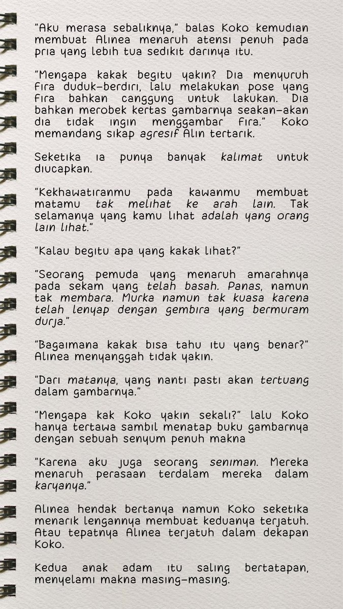 healingsigma's tweet photo. [119] "Jatuh cintalah pada seniman, kamu akan hidup dalam karyanya."

#jinharem #yoonjin #namjin #2seok #jinmin #minjin #taejin #jinkook #kookjin #btsau #saturasikata  #skau https://t.co/a6tWg9Qj51