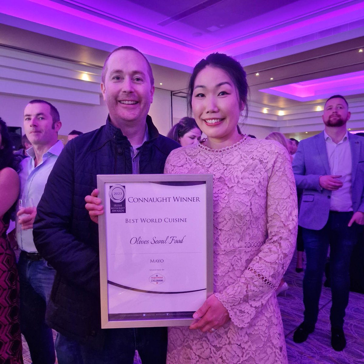 So honored to be awarded 'Best World Cuisine' in Mayo at the Irish Restaurant Awards last night. Thanks to all our hard working staff and all our great customers 😍🥰😍 #foodoscars #koreanfood #irishkorean @restawards
