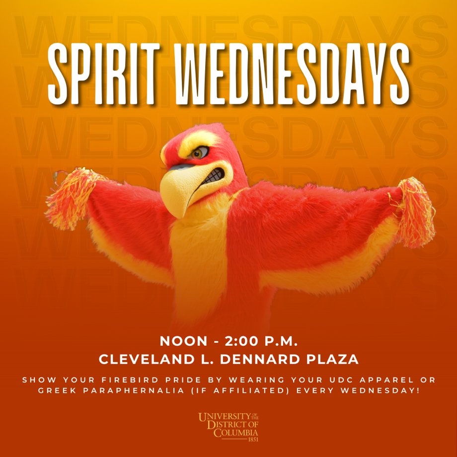 University of the District of Columbia (UDC) on Twitter: "TODAY 🔥 #