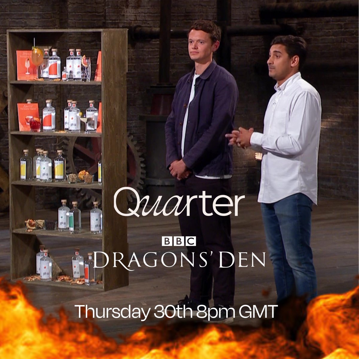 THE 'SECRET' IS OUT! 

Our co-founders, Rohan and Fabian take on the dragons on BBC One The Dragons' Den tomorrow night at 8pm GMT! 🔥🐉🔥

Any guesses on how Fabian and Rohan got on? 

#dragonsden  #quarterproof #bbcdragonsden