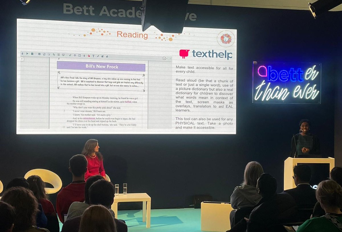 💬 Pedagogy first & technology supports; practical introduction to PedTech

@ShareenAdvice & @PhillipHedger joined @FionaAS & @bobusher in the Bett Academy Live Theatre to share how #PedTech is making learning more effective, impactful & meaningful.

@Bett_show #Bett2023