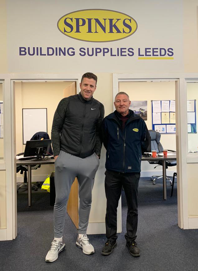 ae_spink's tweet photo. Great to see @officialbantams goalkeeper @ColinDoyle01 at our Leeds Building Branch this morning ordering the materials for his new landscaping project. We can't wait to see it finished! https://t.co/TNm18wO8zt