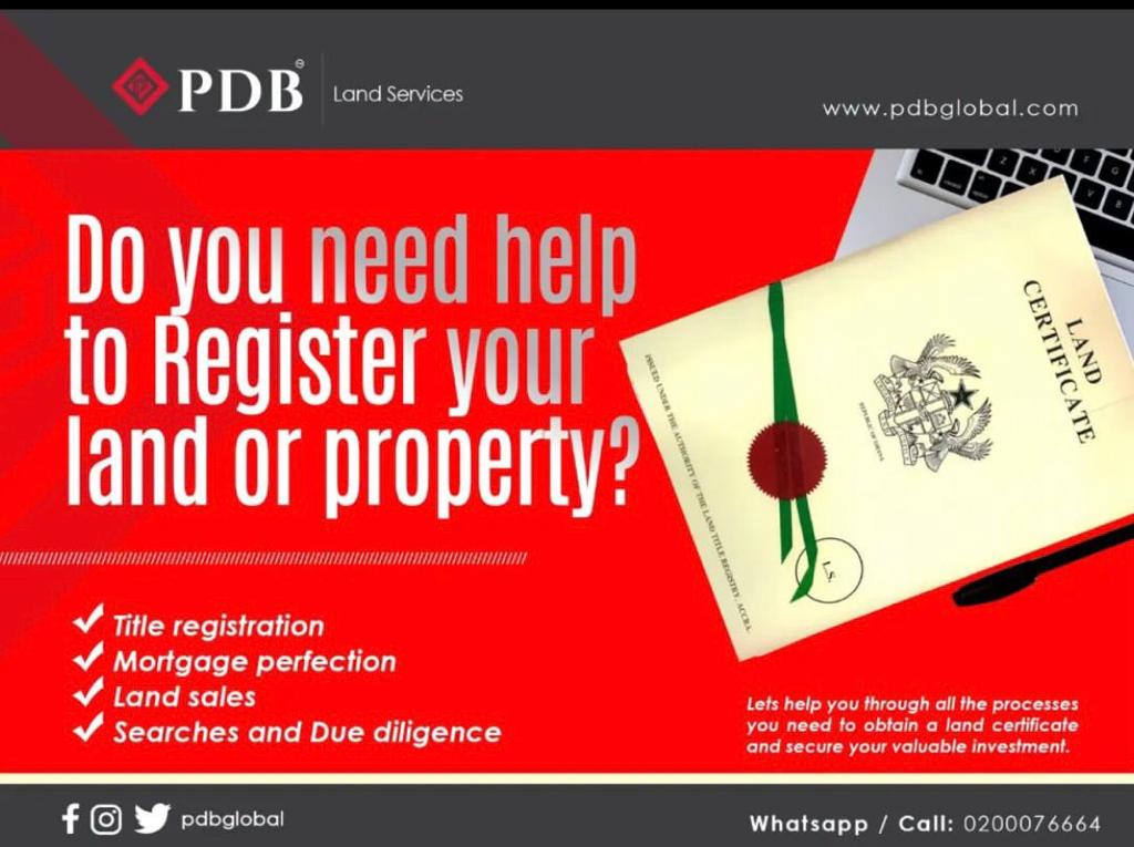 mypdb_gh's tweet photo. Speak to us today us today for all your land registrations.... 0200076664
Title Registration
Mortgage perfection,land sales.
/GSTS/ tiktokdown/ NanaAT79. https://t.co/ibx8ABrcj1