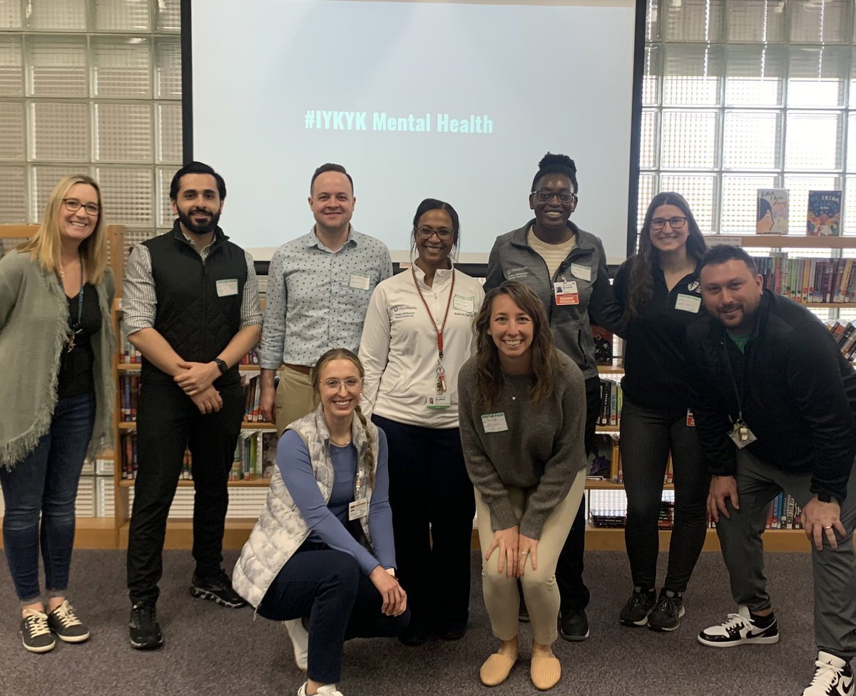 haas220's tweet photo. @haas220 @AdamHaman5  7th grade health classes at @DMSIrish were lucky to learn from an amazing group of physicians/residents/interns from @DublinFamilyMed and @ohiou medical students about anxiety and depression today. Grateful for this partnership. Thank you! #BetterTogether https://t.co/8NEeVKmVgU