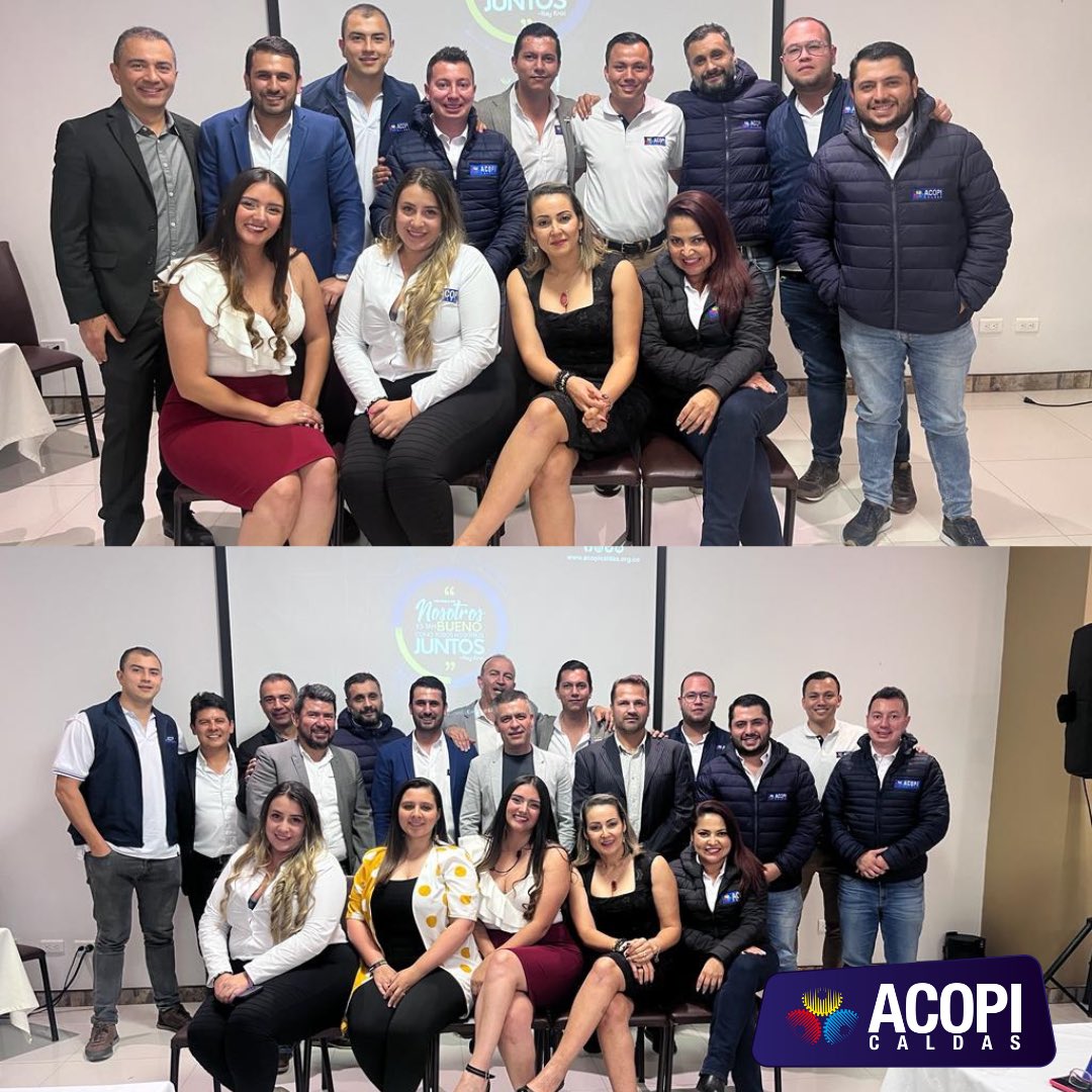 AcopiCaldas's tweet photo. Una Asamblea que demostró el trabajo colaborativo, la pasión por los resultados y por lo qué hacemos, ver las objetivos cumplidos. Nos impulsa a dar más y a plantearnos nuevas metas, mucho más retadoras. 

¡Gracias Junta Directiva, agremiados, aliados y colaboradores ACOPI! https://t.co/9lF8z4LIQl