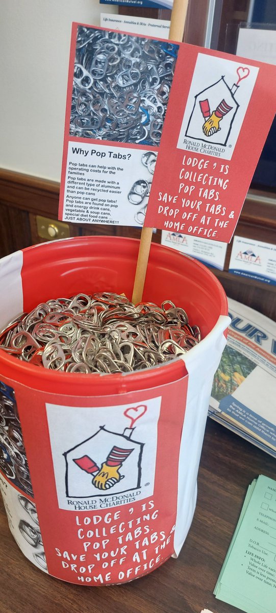 AMLA_SDZ's tweet photo. AMLA Lodge 9 is collecting CAN TABS at the AMLA Home Office for a local charity. Help us out! Drop off your donation during business hours. AMLA i at 19424 S Waterloo Rd Cleveland, OH 44119  #AMLA4Life https://t.co/tJFSgdEKI4