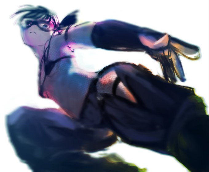 昔描いたシャドーリング気に入ってるからこういうのAIに描き直させたいね。欲を言えば村上先生に描き直してもらって幸福で爆発したいけど 