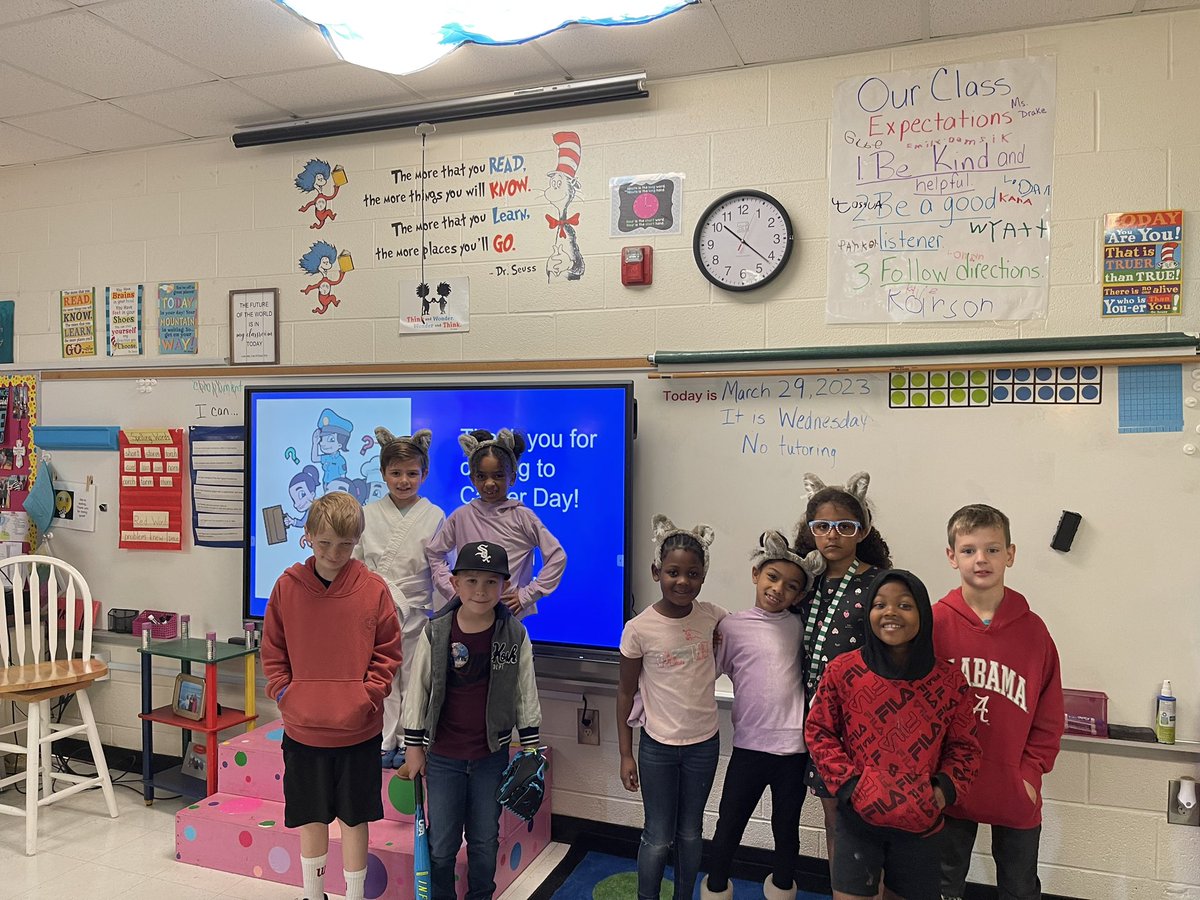 DrakeGes's tweet photo. @Glanton_Gators are celebrating Career Day today!  We are grateful!  @GES_ErinHicks https://t.co/jwD1hDnKL2