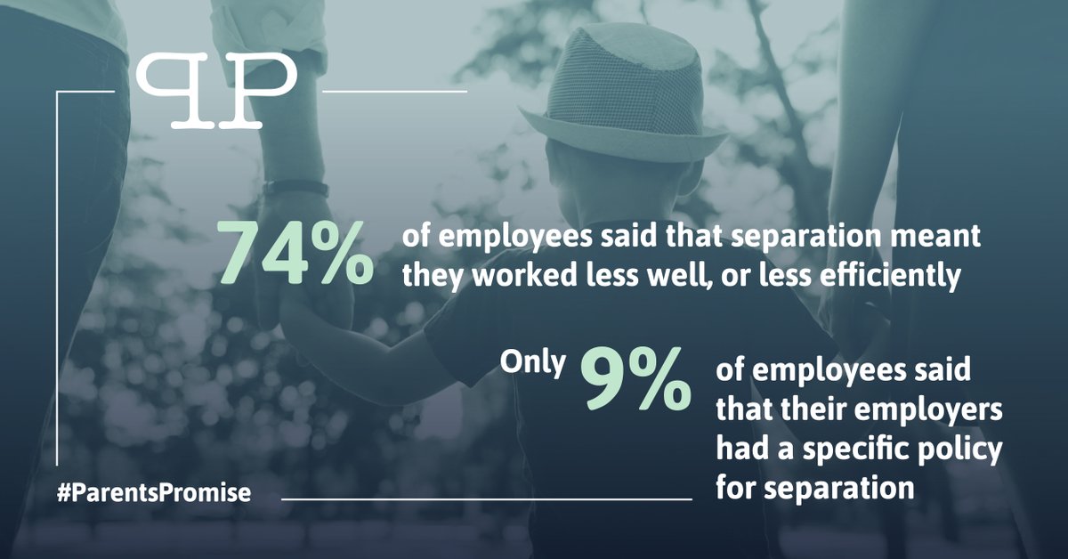 Parents_Promise's tweet image. How can employers support employees going through separation or divorce?

Our #ParentsPromise HR campaign sets out initiatives to help businesses put better systems in place and is backed by major household brands.

Sign up ➡️ theparentspromise.org.uk/hr-initiative
