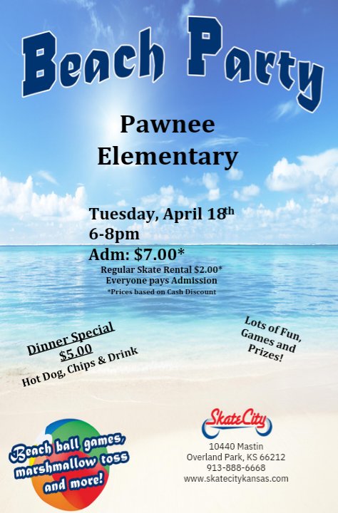 PawneePTA's tweet photo. Join us for the last Skate Night of the school year! 🛼 https://t.co/RiwLvQeSc5