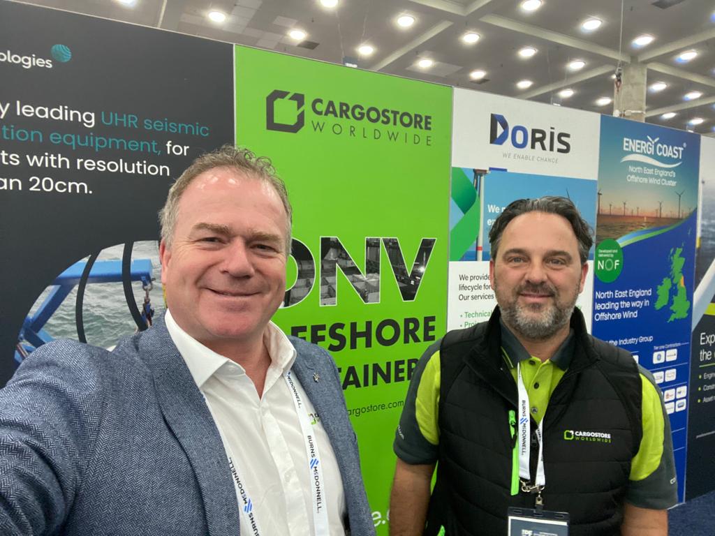 CargostoreWW's tweet photo. We're excited to be at the #IPFConf in Baltimore! Come and find Dennis and Sans representing Cargostore on the @RenewableUK pavilion, Stand 732!

@offshorewindus  #USA #eastcoast #renewableenergy #offshorewind https://t.co/flKiY0fEKr