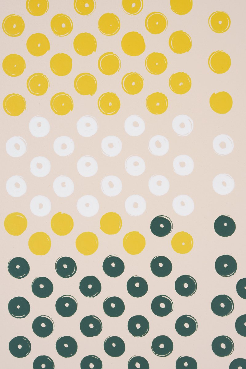 tylerxhobbs's tweet image. In QQL: Analog 5, you can really see the fingerprint of the robotic painting process. If you look closely, there are many little clues that you can pick up about the way that the machine was operating and the particular mechanical limitations of that process. To me, it’s…