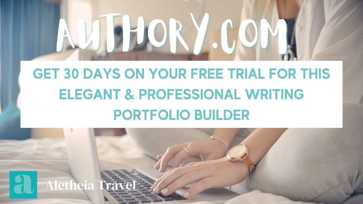 Authory is a great way to showcase your writing. Click this referral link to trial it. 

buff.ly/3nxn0L4 

#travelauthor #travelwriter #portfolio #travelwriting #writing #writer #WritingCommunity #writerscommunity #writersoftwitter #writingtips #writetip @authory